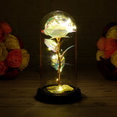 Crystal Rose Jar of Love Showpiece